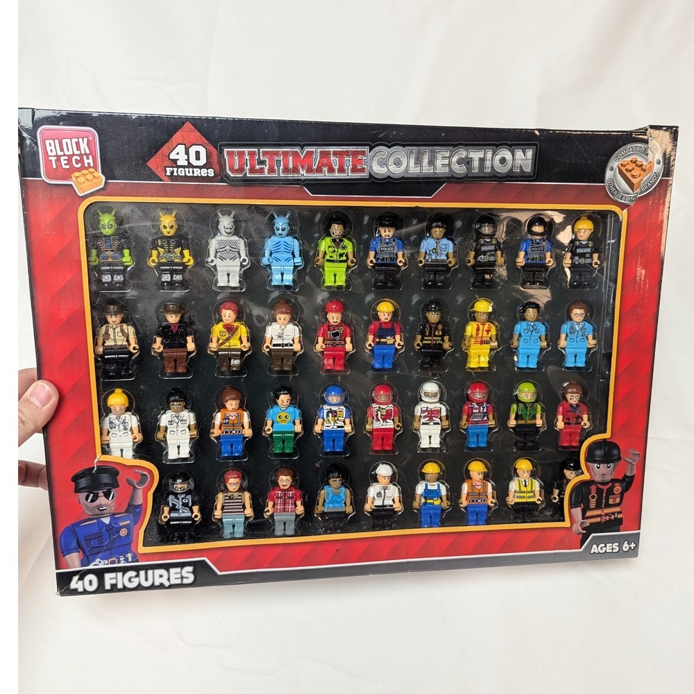 Block Tech Ultimate Collection 40 Figures Multicolor Building Block Set New